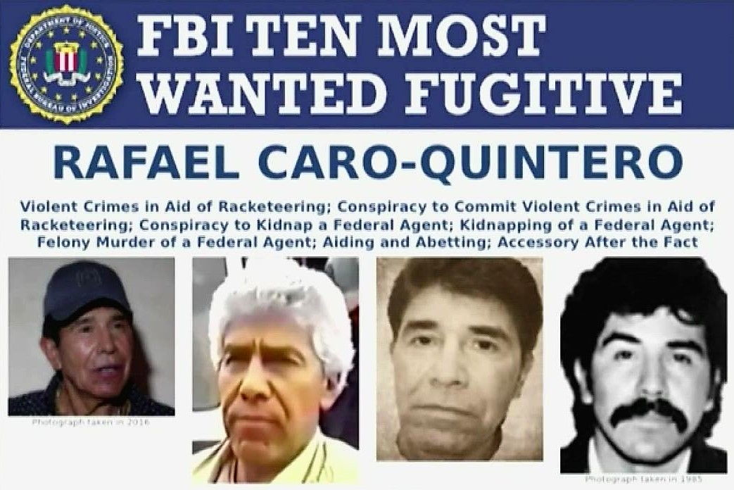Cartel de los más buscados del FBI