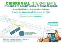 Six Weeks of Road Closures Expected at Avenida México and Las Palmas