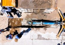 Drainage Repairs Near Sam’s Club Wrapping Up