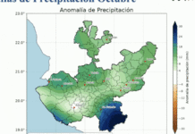 October Could Bring Above-Average Rainfall to Jalisco Due to El Niño